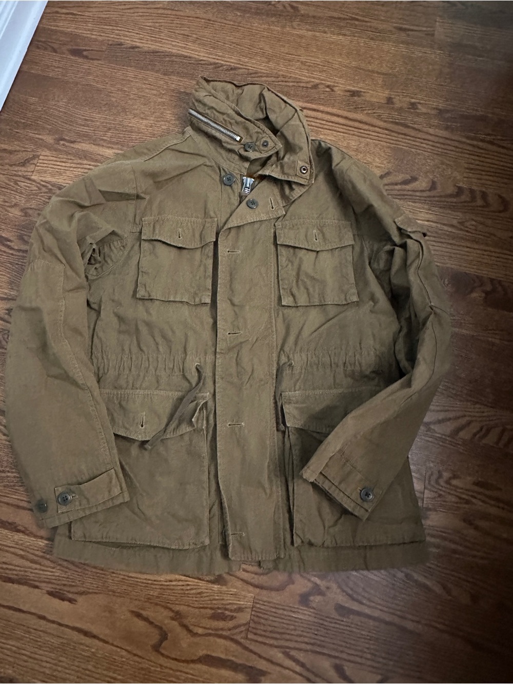 J crew field mechanic jacket brown